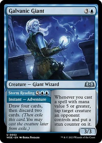 Galvanic Giant Wilds of Eldraine Magic card