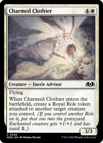 Charmed Clothier Wilds of Eldraine Magic card