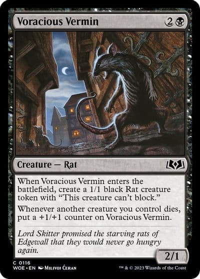 Voracious Vermin Wilds of Eldraine Magic card