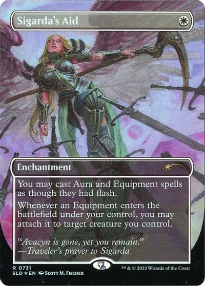 Sigardas Aid Secret Lair Drop Series Magic card