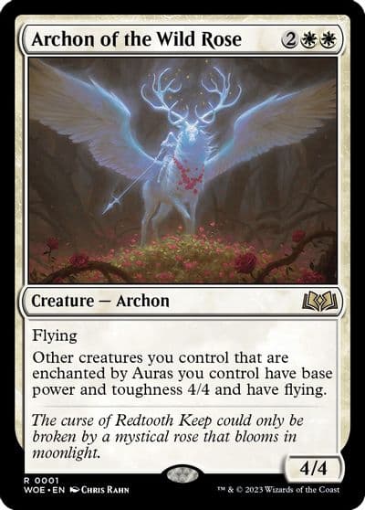 Archon of the Wild Rose Wilds of Eldraine Magic card