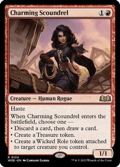 Charming Scoundrel Wilds of Eldraine Magic card