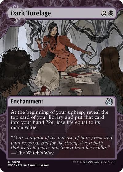 Dark Tutelage Wilds of Eldraine: Enchanting Tales Magic card