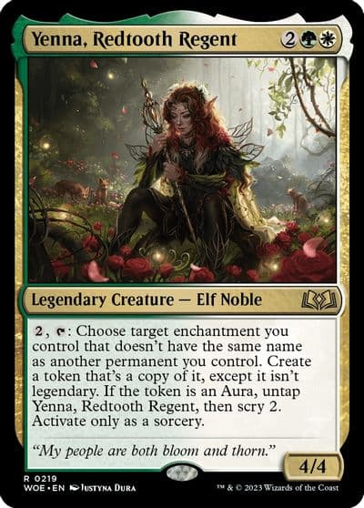 Yenna Redtooth Regent Wilds of Eldraine Magic card