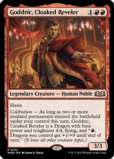 Goddric Cloaked Reveler Wilds of Eldraine Magic card