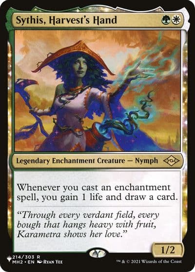 Sythis Harvests Hand The List Reprints Magic card