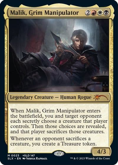 Malik Grim Manipulator SLX Cards Magic card