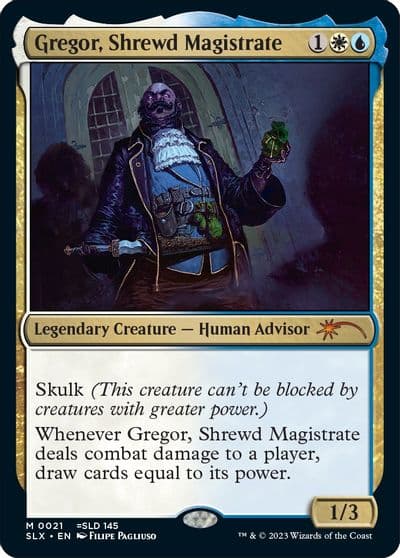 Gregor Shrewd Magistrate SLX Cards Magic card