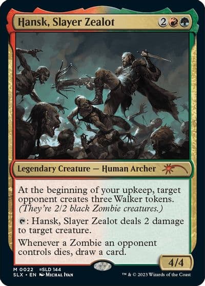 Hansk Slayer Zealot SLX Cards Magic card
