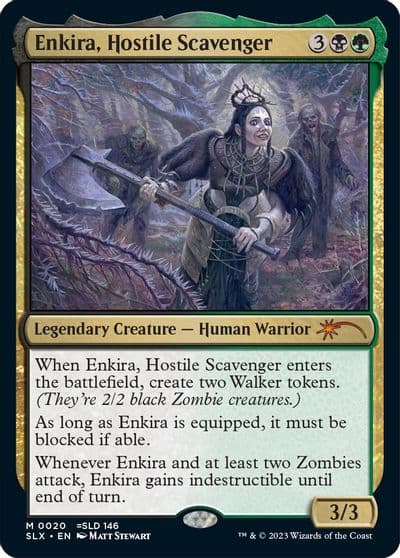 Enkira Hostile Scavenger SLX Cards Magic card
