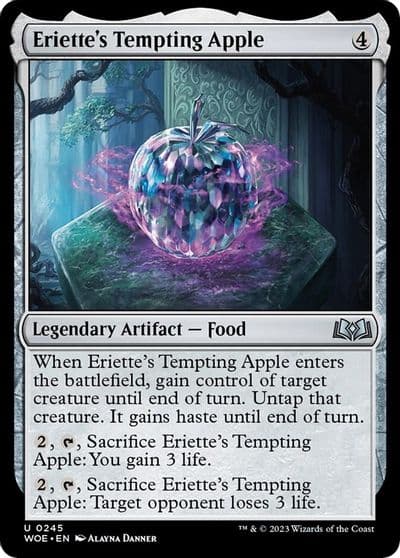 Eriettes Tempting Apple Wilds of Eldraine Magic card