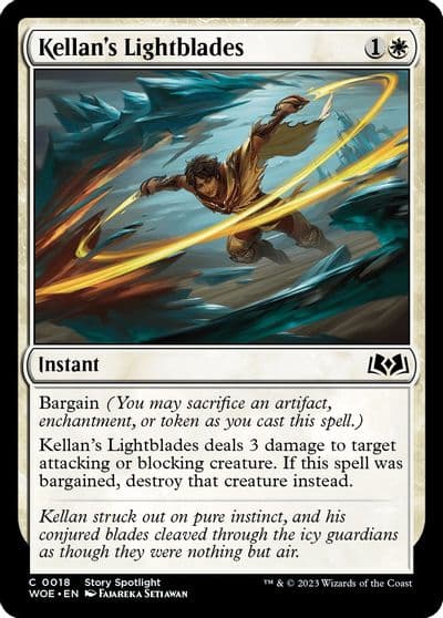 Kellans Lightblades Wilds of Eldraine Magic card