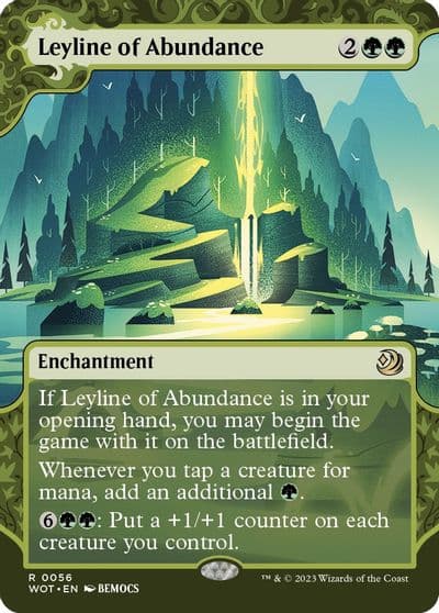 Leyline of Abundance Wilds of Eldraine: Enchanting Tales Magic card