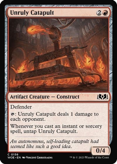 Unruly Catapult Wilds of Eldraine Magic card