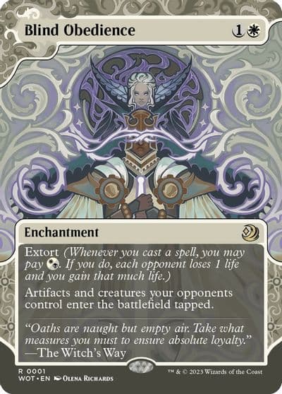 Blind Obedience Wilds of Eldraine: Enchanting Tales Magic card