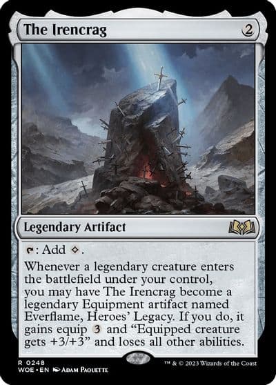The Irencrag Wilds of Eldraine Magic card