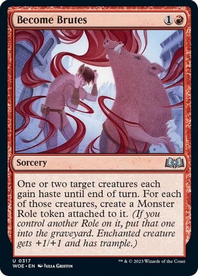 Become Brutes Wilds of Eldraine Magic card