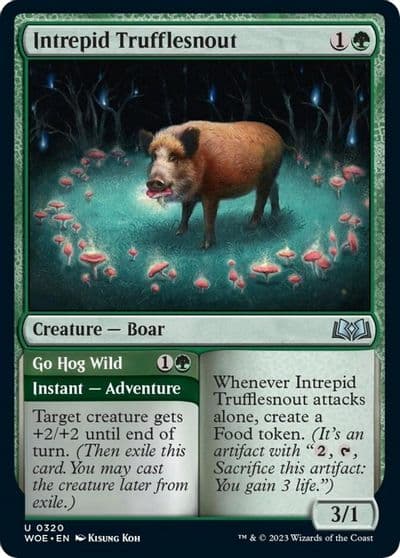 Intrepid Trufflesnout Wilds of Eldraine Magic card