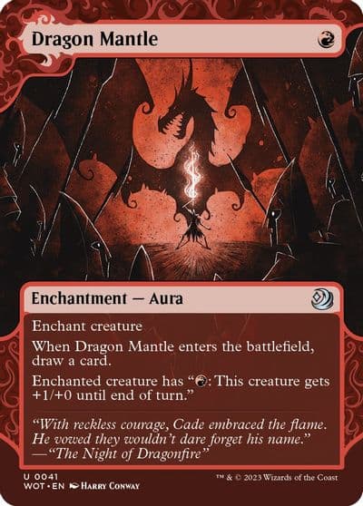 Dragon Mantle Wilds of Eldraine: Enchanting Tales Magic card
