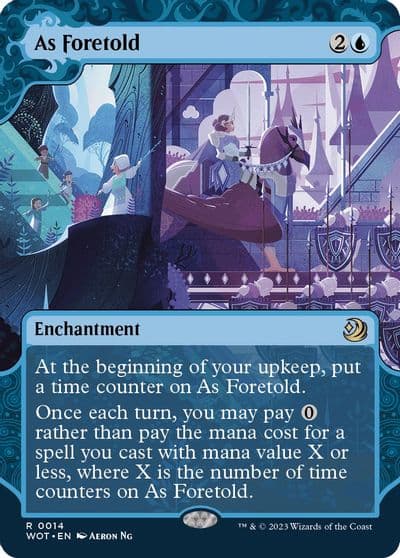 As Foretold Wilds of Eldraine: Enchanting Tales Magic card
