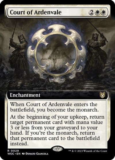 Court of Ardenvale Extended Art Commander: Wilds of Eldraine Magic card