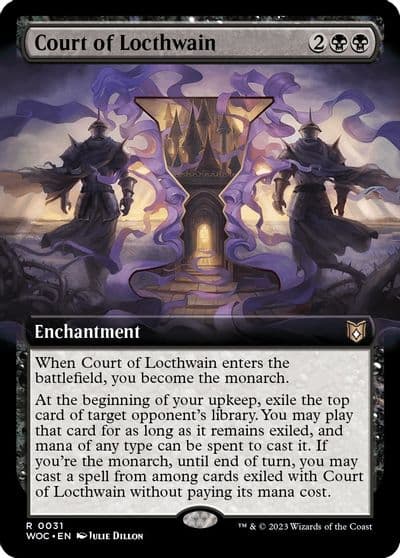 Court of Locthwain Extended Art Commander: Wilds of Eldraine Magic card