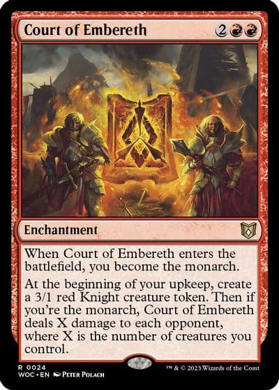 Court of Embereth Commander: Wilds of Eldraine Magic card