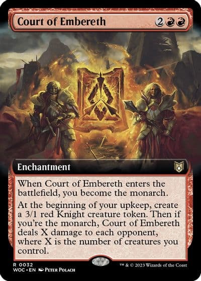 Court of Embereth Extended Art Commander: Wilds of Eldraine Magic card