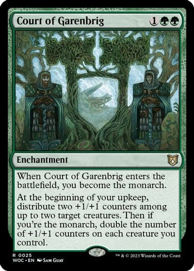 Court of Garenbrig Commander: Wilds of Eldraine Magic card