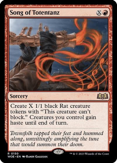 Song of Totentanz Wilds of Eldraine Magic card