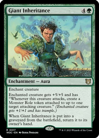 Giant Inheritance Commander: Wilds of Eldraine Magic card