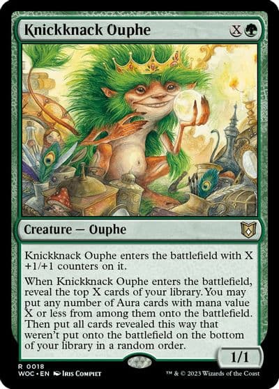 Knickknack Ouphe Commander: Wilds of Eldraine Magic card