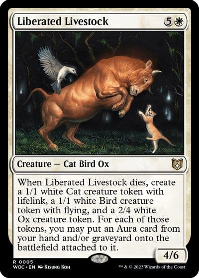 Liberated Livestock Commander: Wilds of Eldraine Magic card