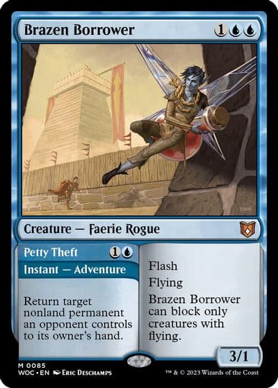 Brazen Borrower Commander: Wilds of Eldraine Magic card
