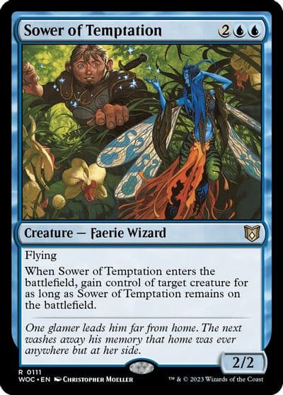 Sower of Temptation Commander: Wilds of Eldraine Magic card