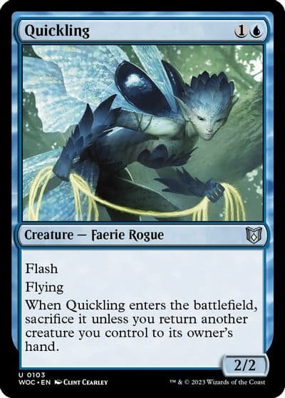 Quickling Commander: Wilds of Eldraine Magic card
