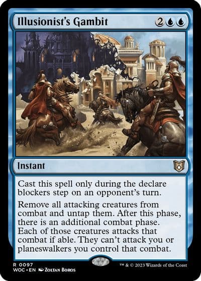 Illusionists Gambit Commander: Wilds of Eldraine Magic card