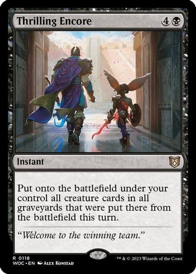 Thrilling Encore Commander: Wilds of Eldraine Magic card