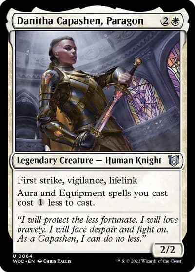 Danitha Capashen Paragon Commander: Wilds of Eldraine Magic card