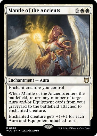 Mantle of the Ancients Commander: Wilds of Eldraine Magic card