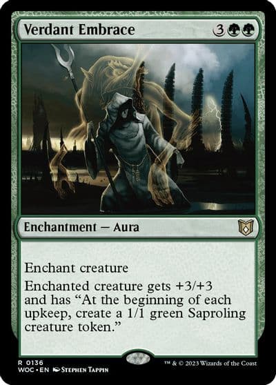 Verdant Embrace Commander: Wilds of Eldraine Magic card