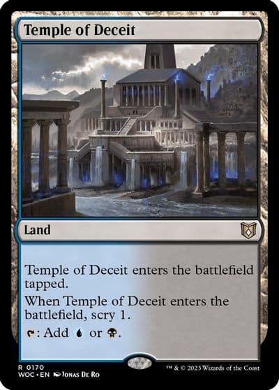 Temple of Deceit Commander: Wilds of Eldraine Magic card