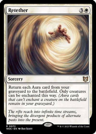 Retether Commander: Wilds of Eldraine Magic card
