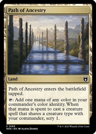 Path of Ancestry Commander: Wilds of Eldraine Magic card