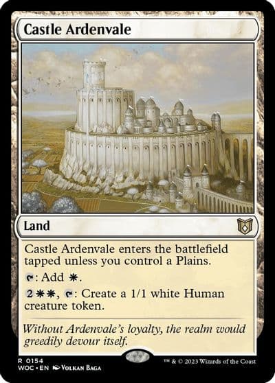 Castle Ardenvale Commander: Wilds of Eldraine Magic card