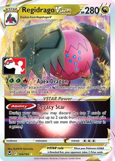 Regidrago VSTAR Prize Pack Series Cards Pokemon card