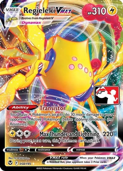 Regieleki VMAX Prize Pack Series Cards Pokemon card
