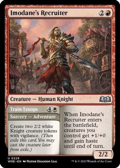 Imodanes Recruiter Wilds of Eldraine Magic card