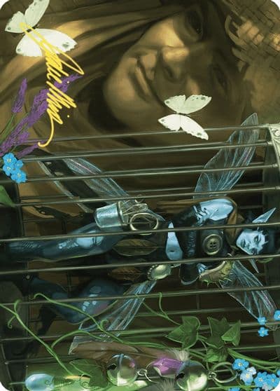 Cooped Up Art Card Gold Stamped Signature Art Series: Wilds of Eldraine Magic card