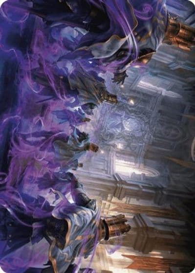 Eerie Interference Art Card Art Series: Wilds of Eldraine Magic card